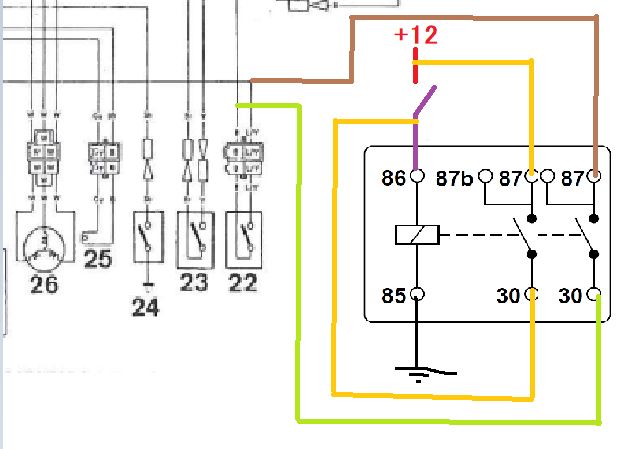 Diagrama y procedimiento para instalar un cortacorriente con su relay!